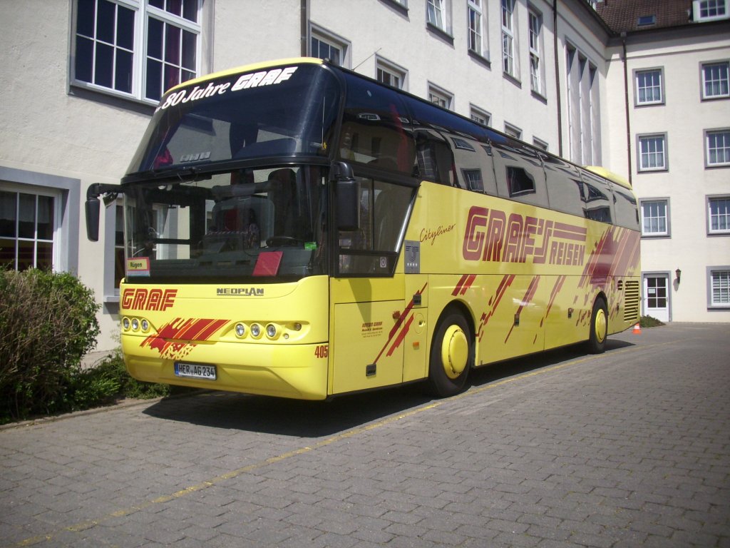Neoplan Cityliner in Sassnitz.