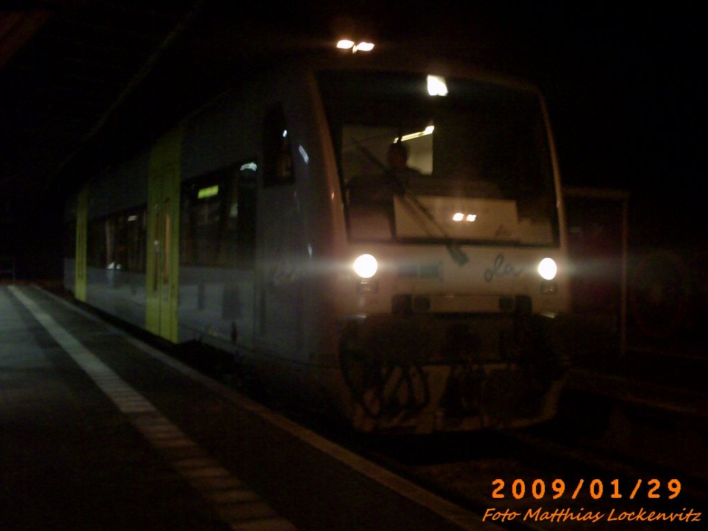OLA VT 010 im Bahnhof Putbus am 29.1.09