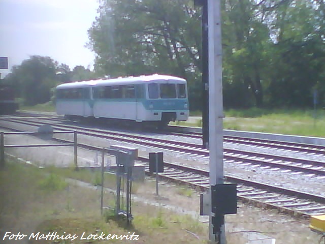 UBB Ferkeltaxen (BR 771 / 971) im Bahnhof Zinnowiitz am 30.5.09 / Foto entstand ausm UBB GTW 2/6er