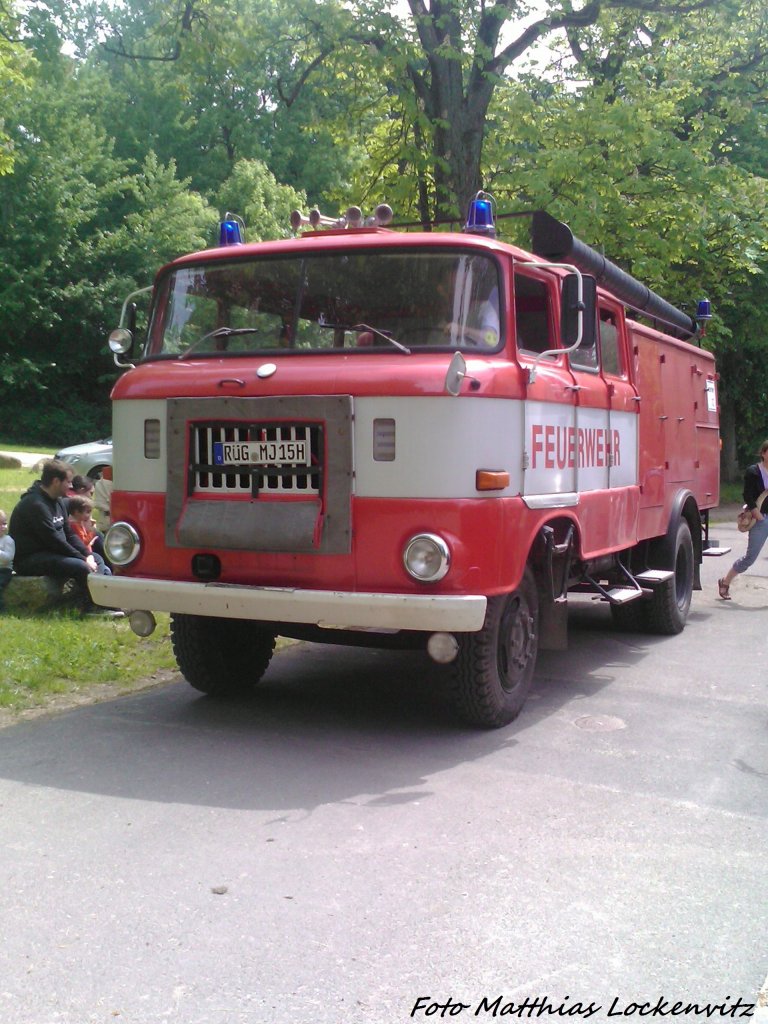 W50 Feuerwehr im Putbusser Park am 1.6.13