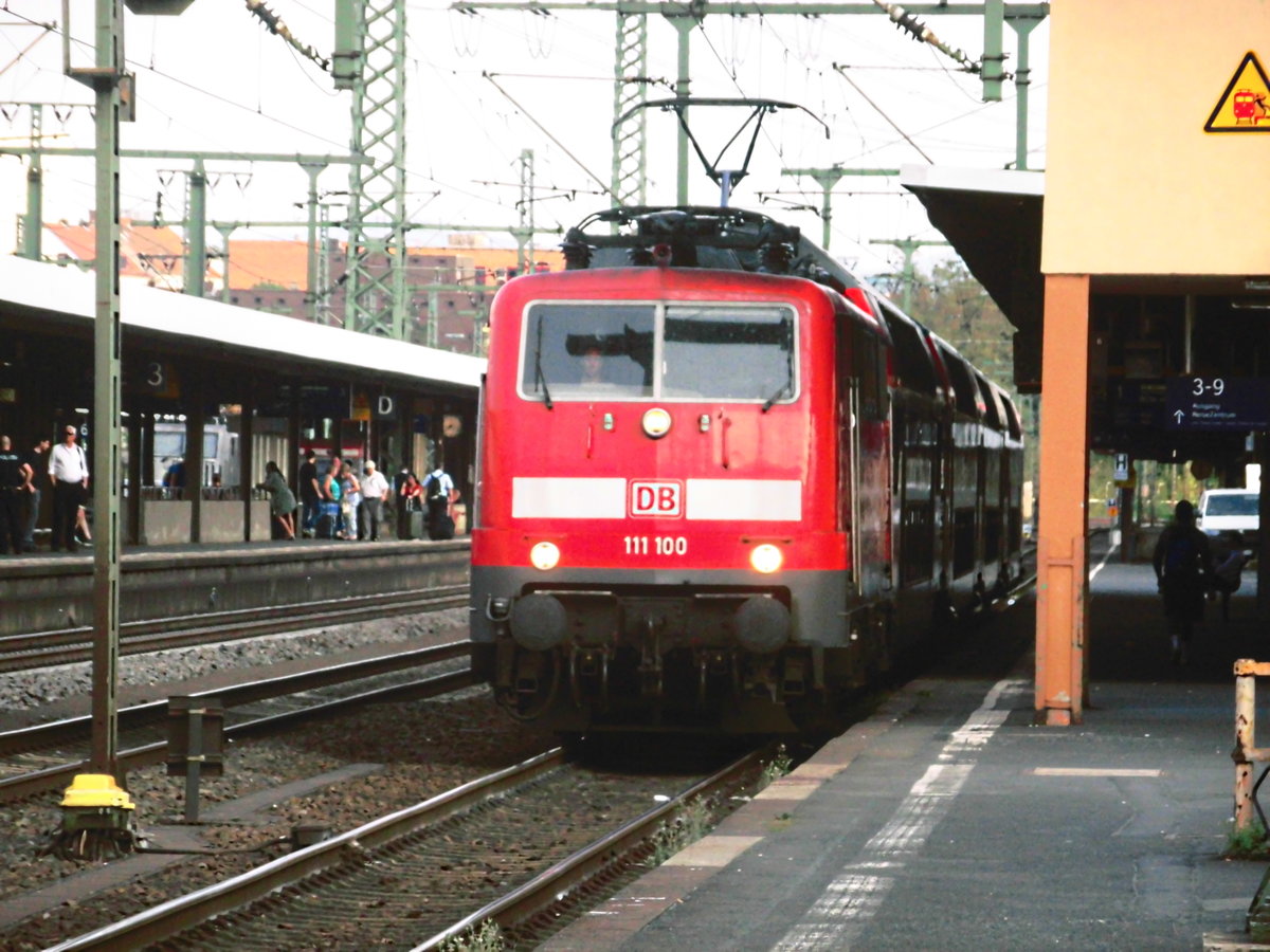 111 100 im Bahnhof Fulda am 7.8.18