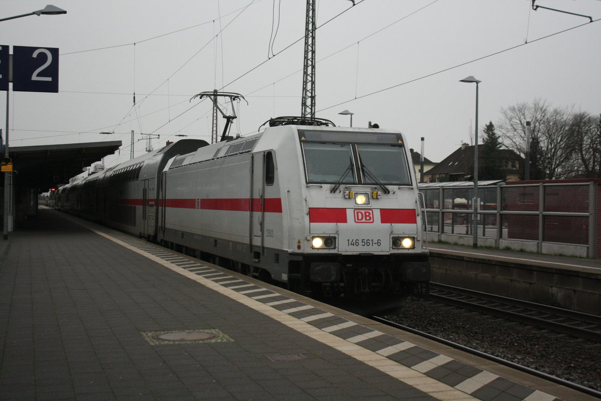 146 531 im Bahnhof Verden (Aller) am 14.12.20