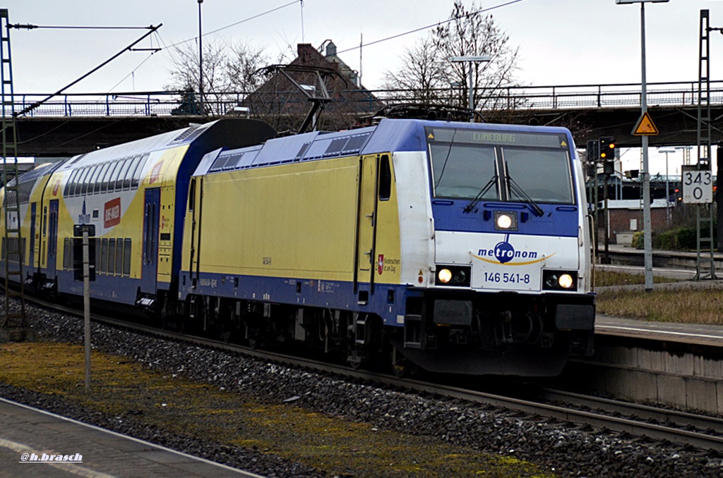 146 541-8 fuhr mit den ME vom bf hh-harburg,nach lüneburg,14.03.15