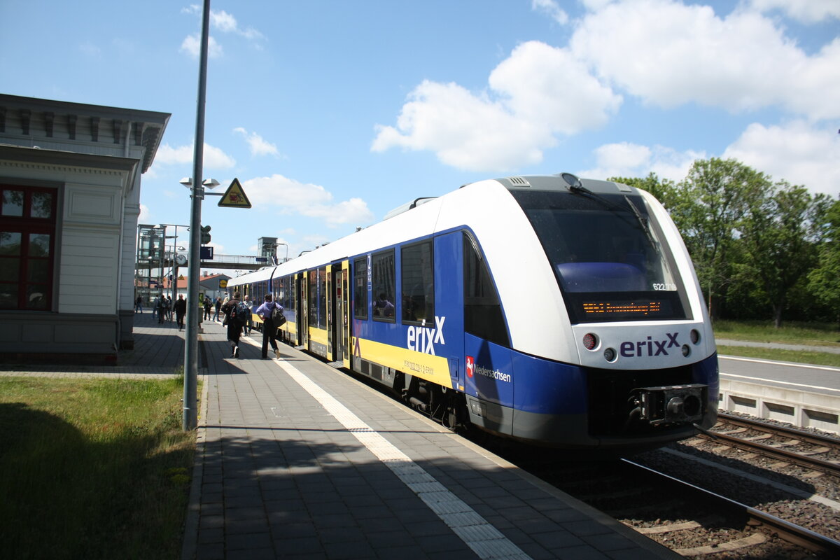 622 719/219 von Erixx im Bahnhof Vienenburg am 2.6.22