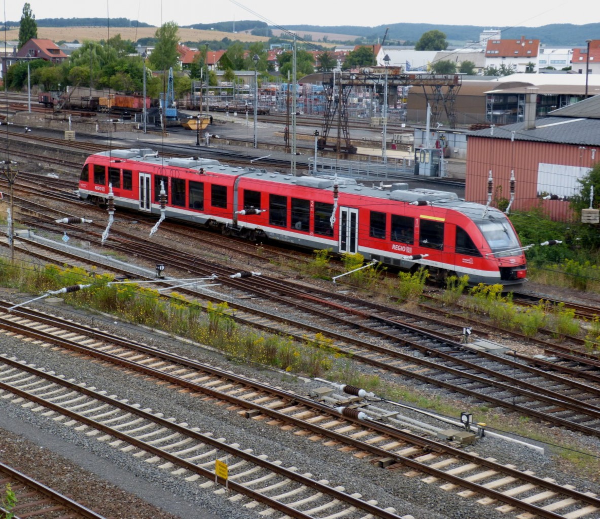648 745-4 am 18.08.2013 im Bahnhof Nordhausen