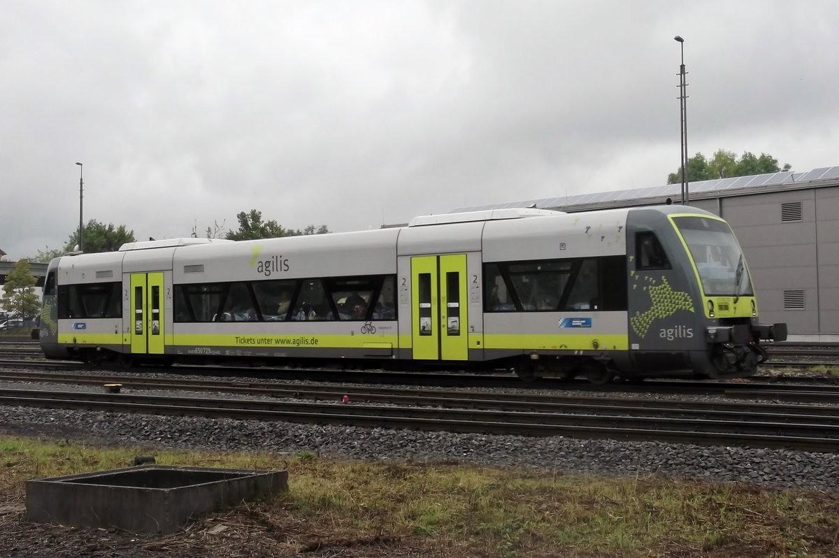 Agilis 650 729 verlsst am trben 21 September 2014 Neuenmarkt-Wirsberg.
