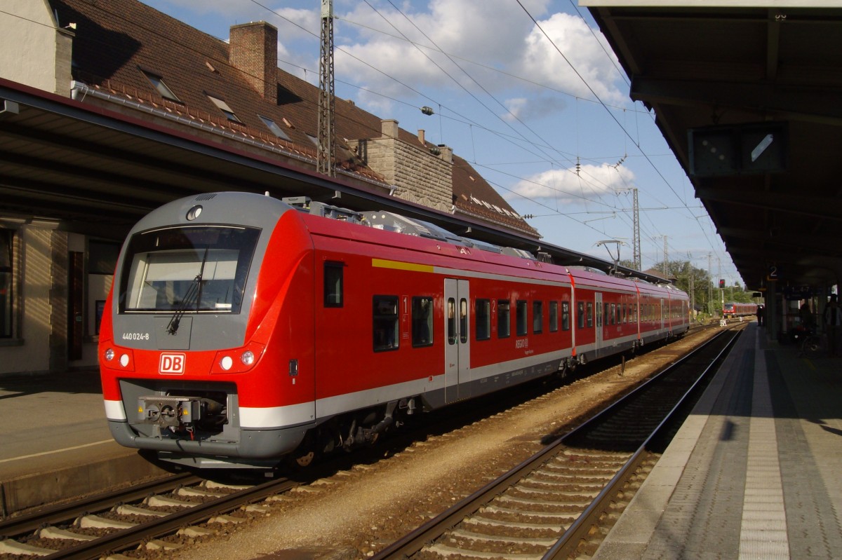 Am 10 Juni 2009 steht 440 024 in Donauwörth.