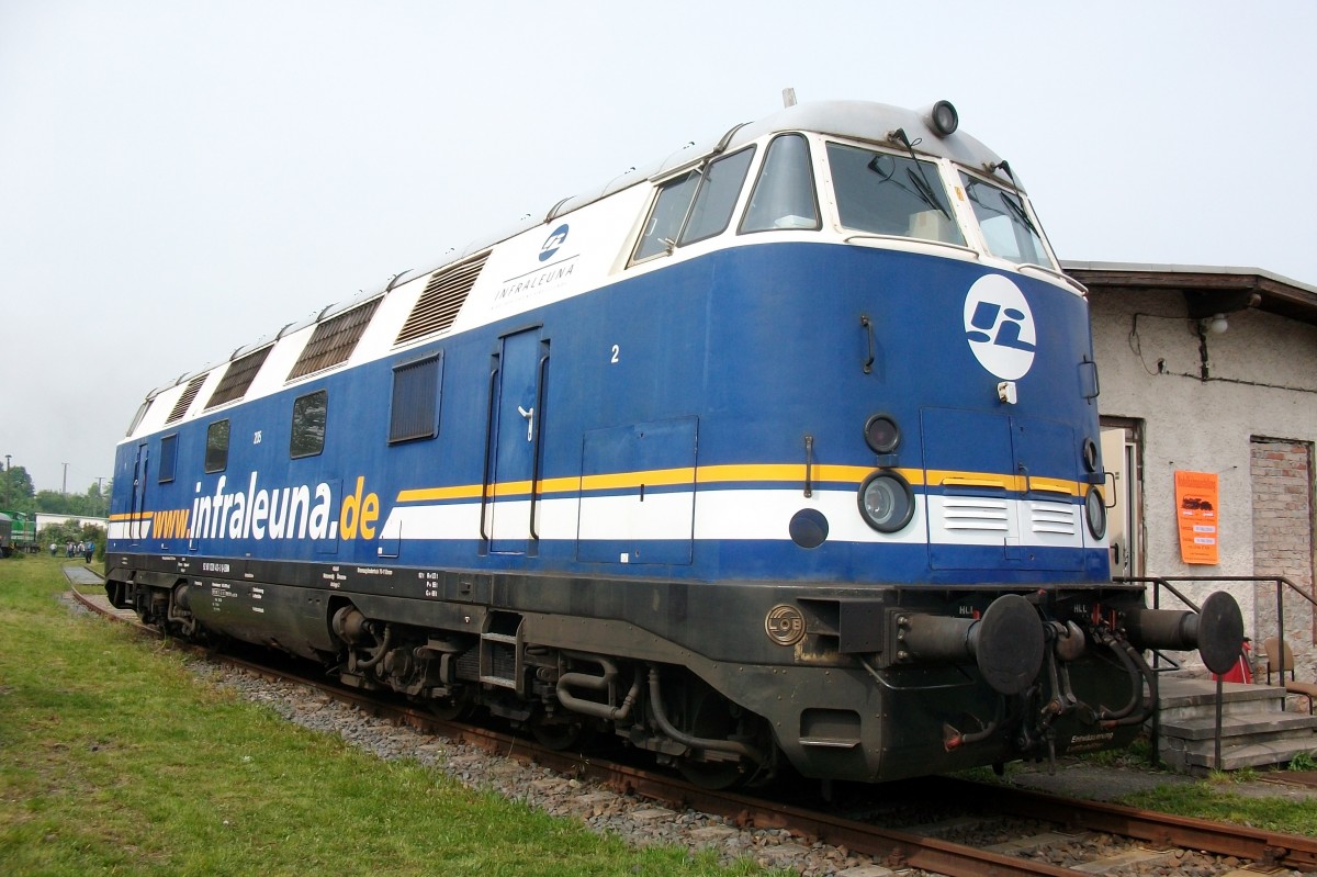Am 31 Mai 2010 war auch InfraLeuna 205 ins Bw Weimar bei der Thüringer EF. 