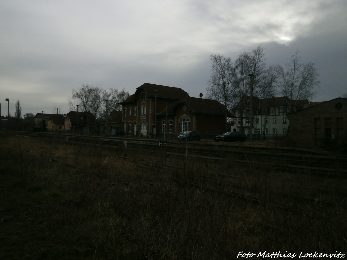 Bahnhof Naumburg (Saale) Ost am 24.2.15