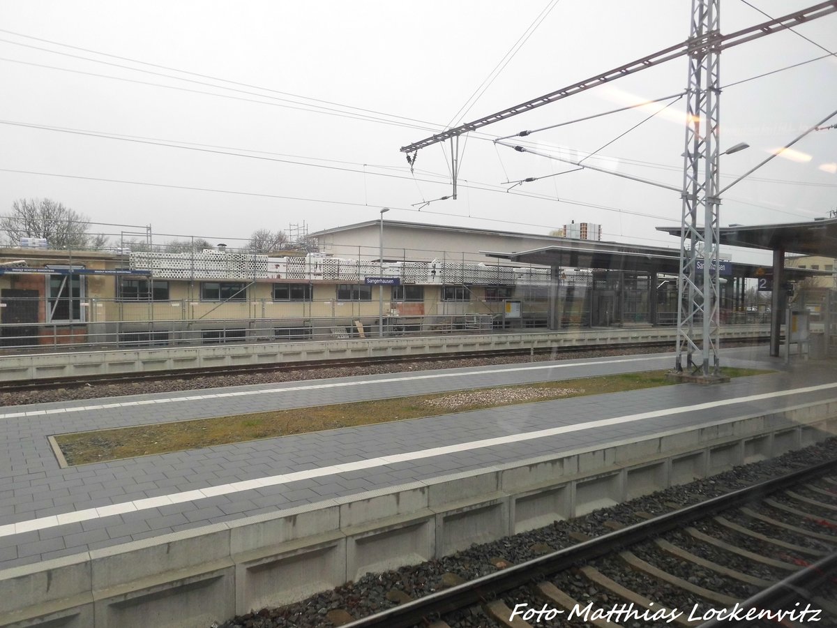 Bahnhof Sangerhausen am 31.3.16