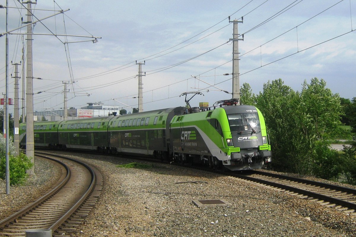 CAT 1116 142 durchfahrt am 28 Mai 2012 Schwechat.