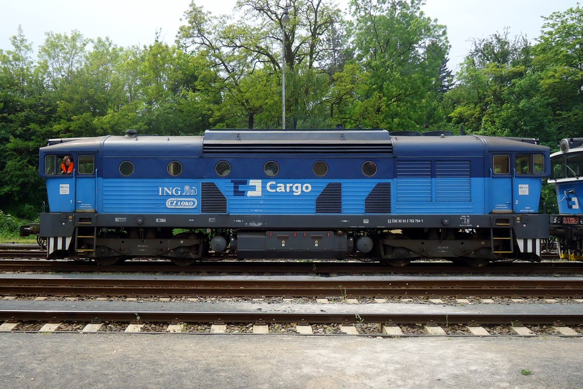 CDC 753 754 steht am 25 Mai 2015 in Rakovnik. 
