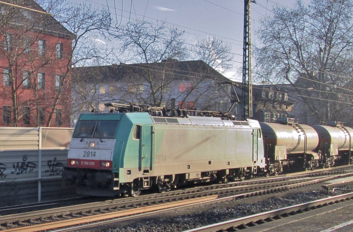 CoBRa 2814 durchfahrt am 20 Jänner 2017 Köln Süd.