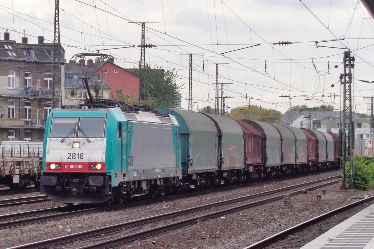 CoBRa 2816 durchfahrt am 4 Oktober 2017 Köln West.