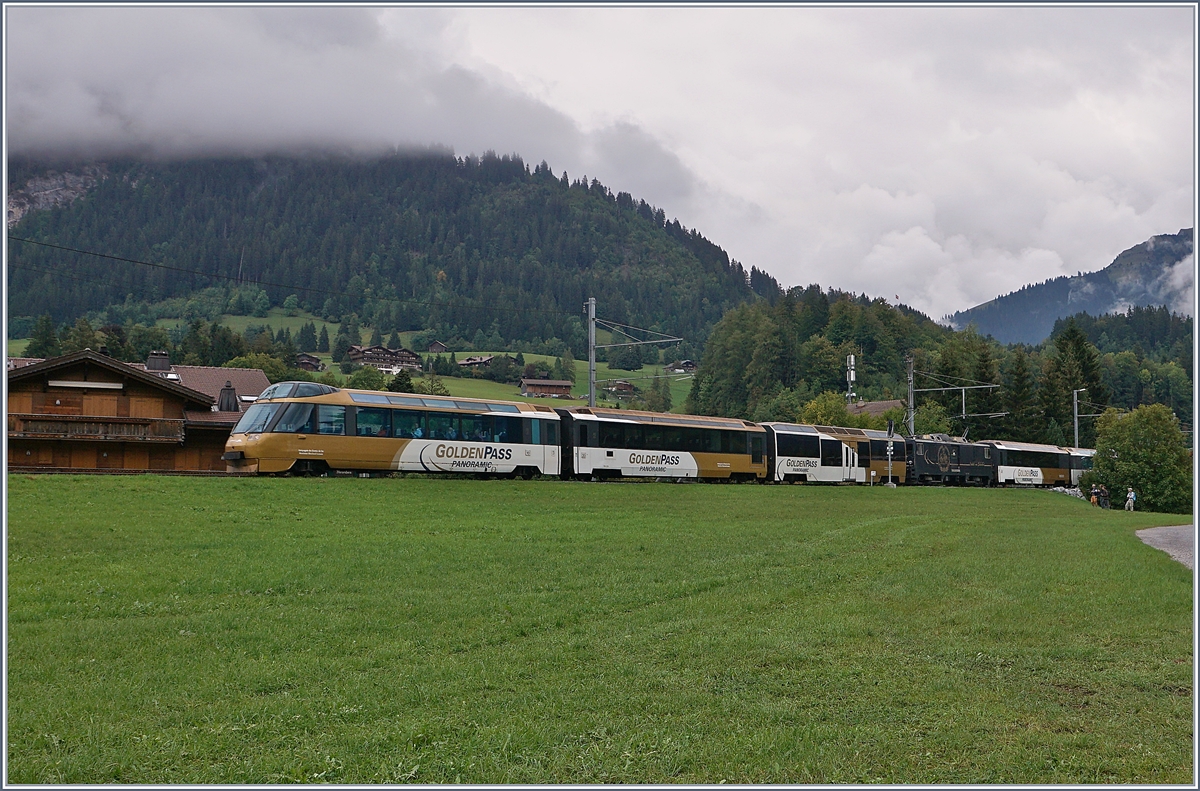 Der MOB GoldenPAss Panoramic Express verlässt Gstaad.
14. Sept. 2018