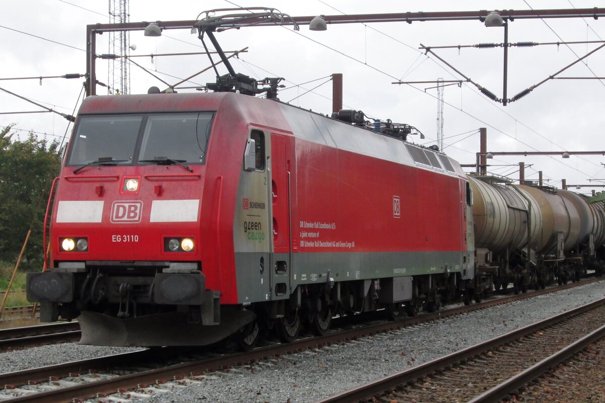 Ex-DSB EG 3110 steht am 24 September 2014 in Padborg.