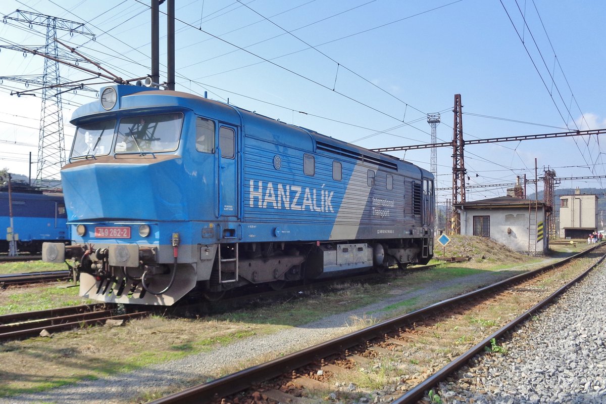 Ex-Hanzalik 749 262 steht am 15 September 2018 in Ceska Trebova.