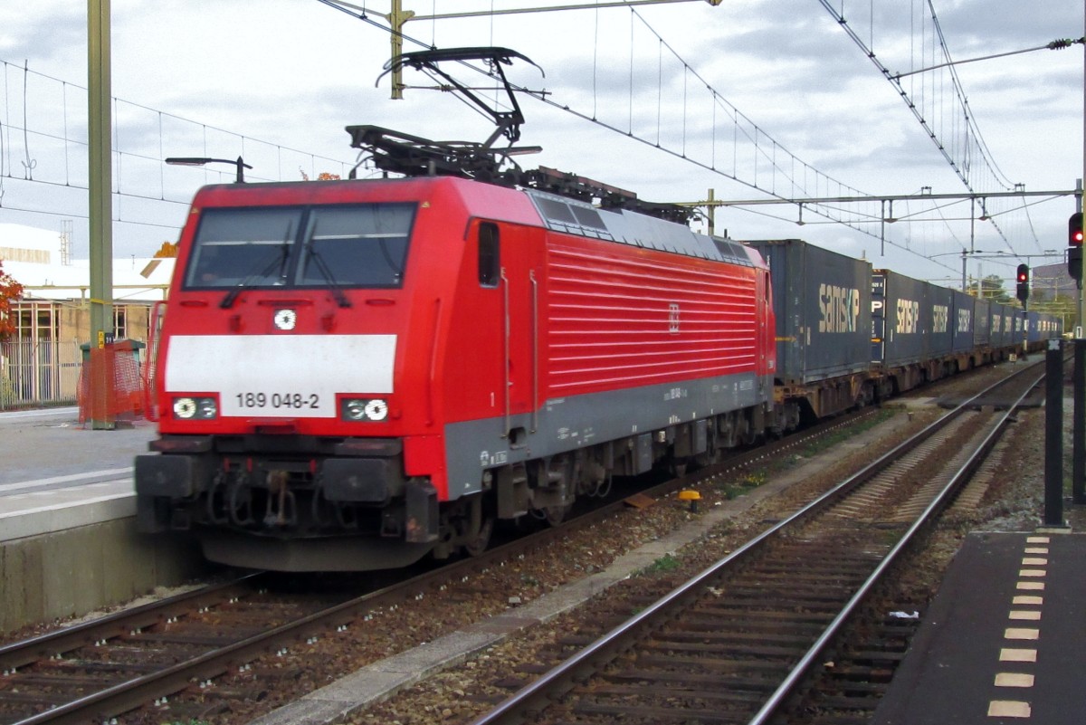 GEEST-KLV mit 189 048 durchfahrt am 25 Oktober 2015 Tilburg.