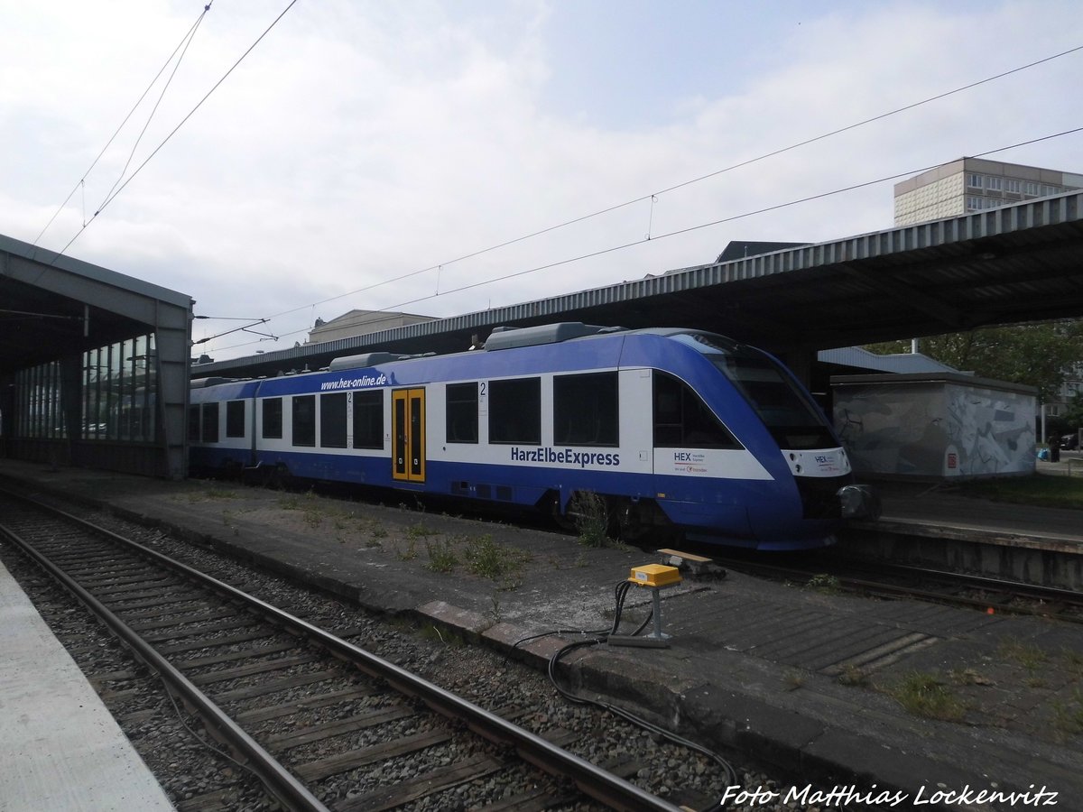HEX Lint 41 im Bahnhof Halle (Saale) Hbf am 14.5.16