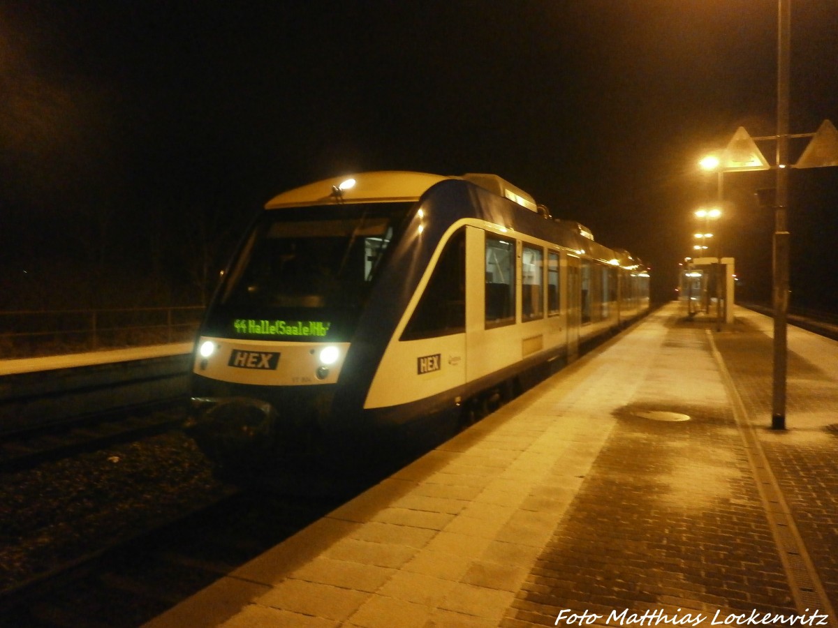 HEX VT 8XX im Bahnhof Knnern am 22.1.15