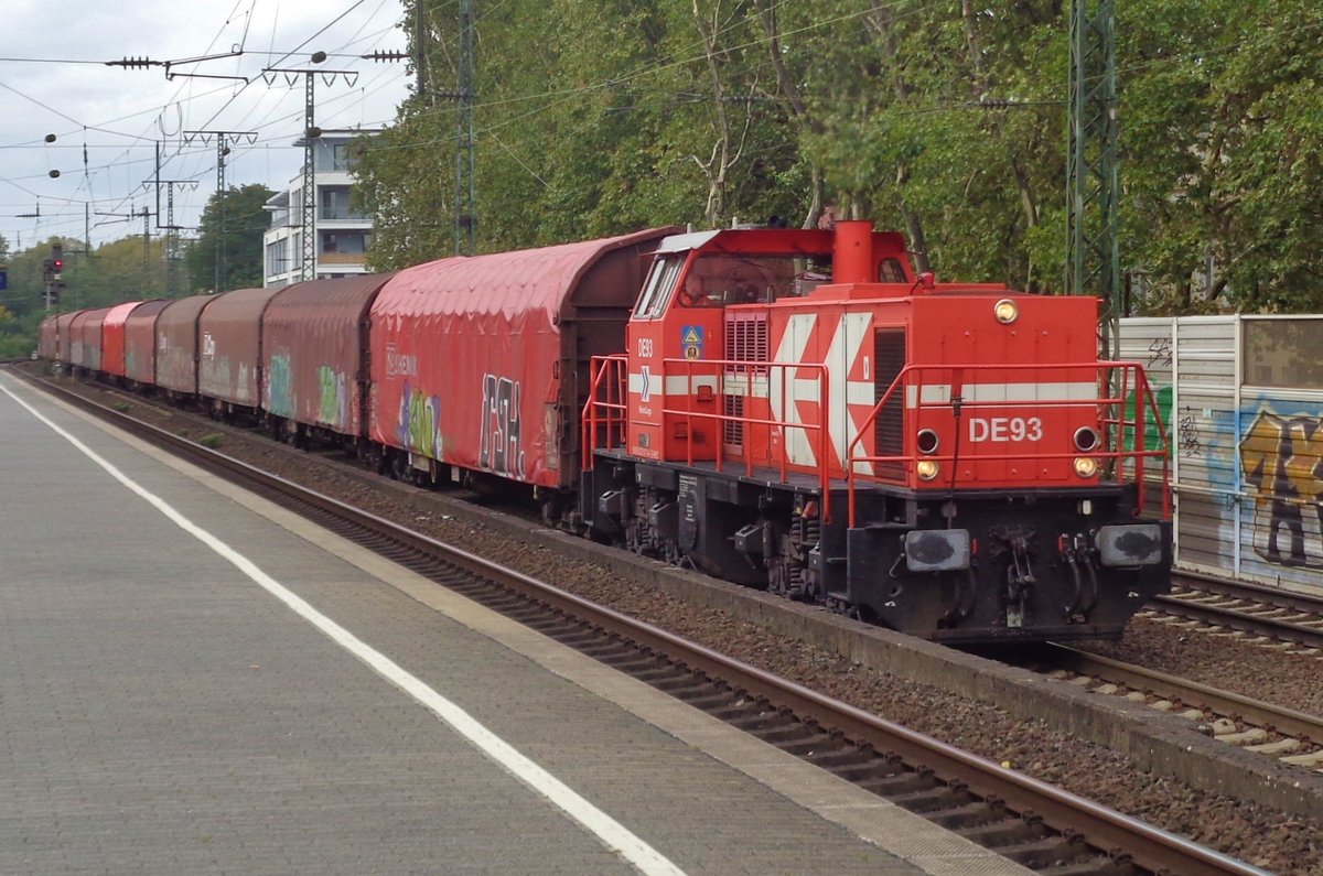HGK DE 93 durchfahrt am 4 Oktober 2017 Köln Süd.