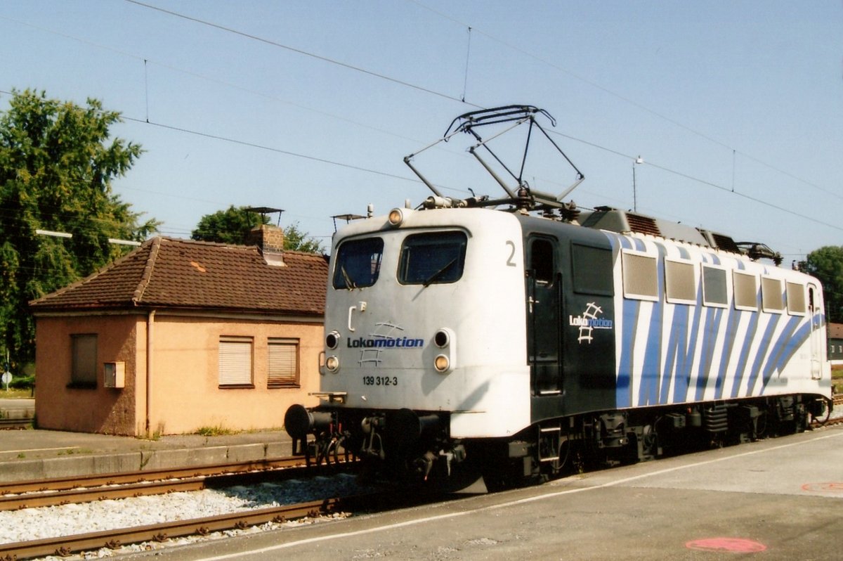 Lokomotion 139 312 war am 29 Mai 2006 in Rosenheim.