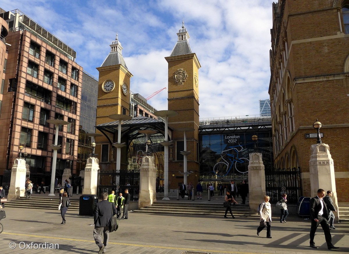 London Liverpool Street Station, Haupteingang.