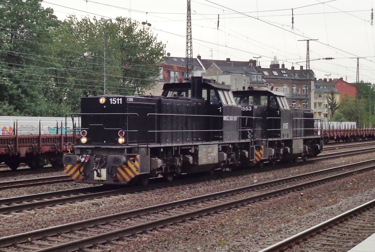 MRCE 1511 durchfahrt am 4 Oktober 2017 Köln West.