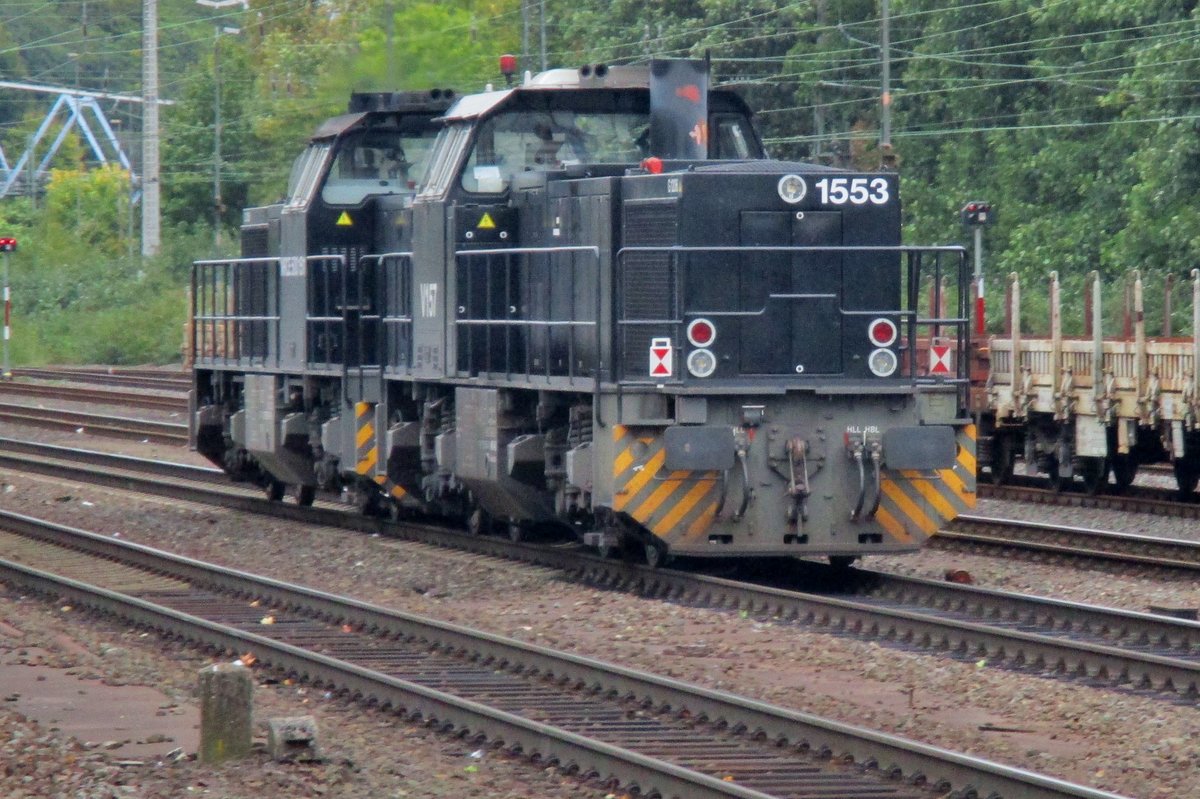 MRCE 1553 durchfahrt am 4 Oktober 2017 Köln West.
