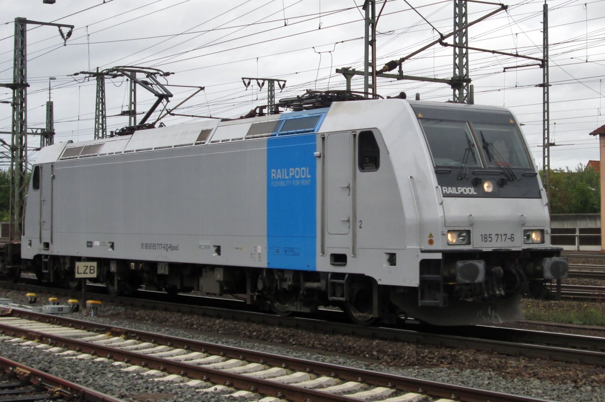 Railpool 185 717 in Fulda am 15 September 2015.