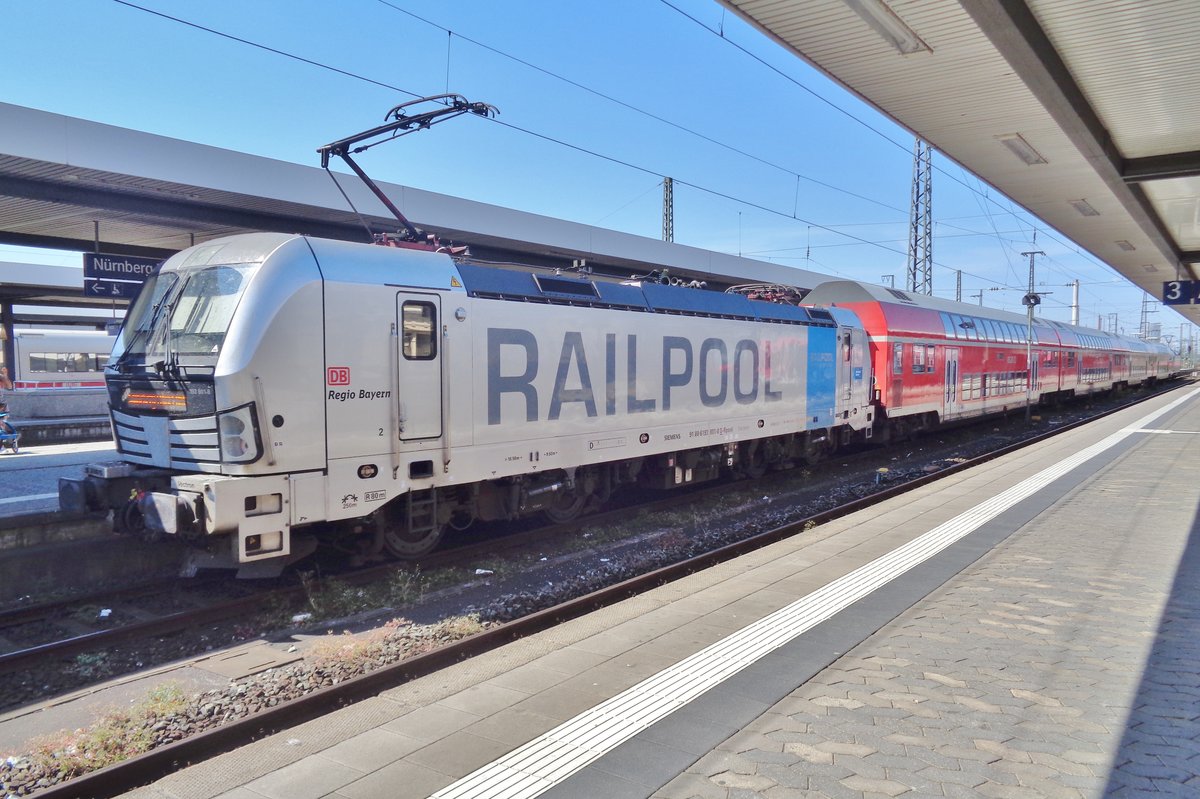 RailPool 193 801 steht am 21 Mai 2018 in Nrnberg Hbf.