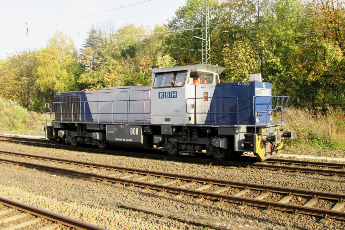 RBH 808 steht am 31 Oktober 2013 in Recklinghausen Hbf.