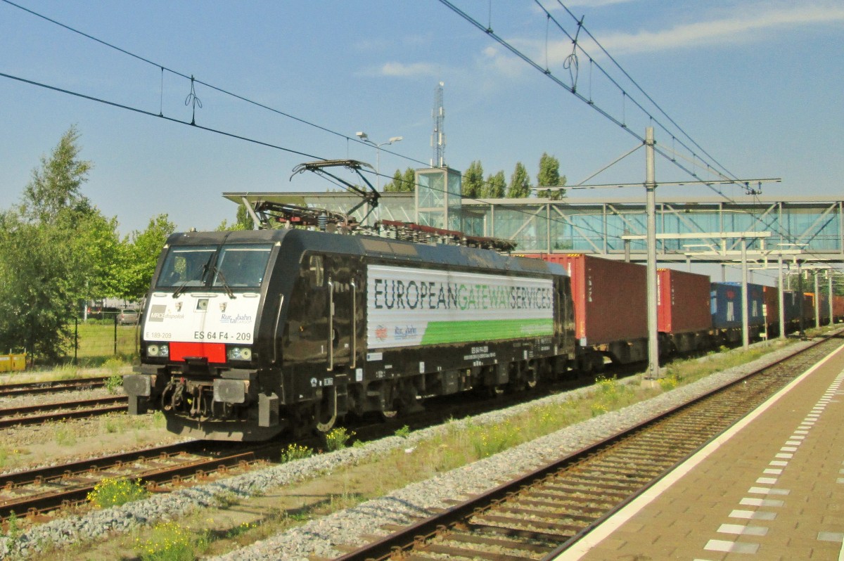 RTB 189 209 durchfahrt am 22 Augustus 2015 Boxtel.