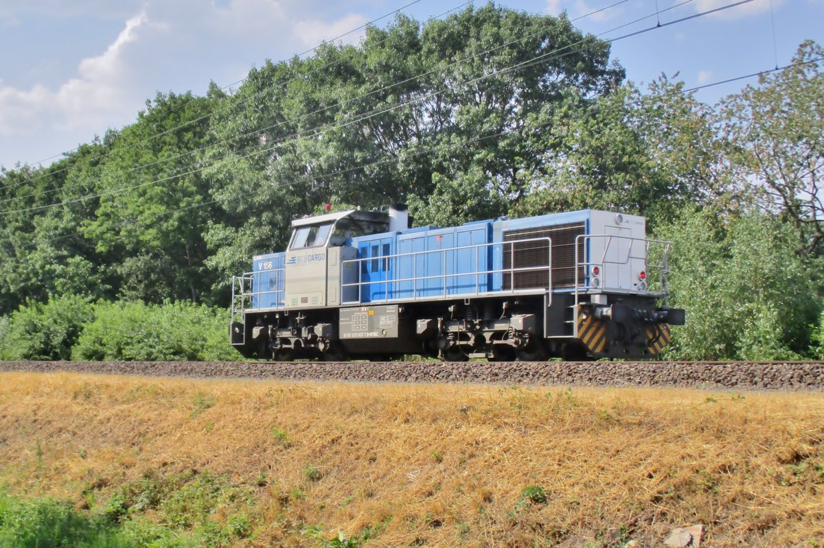 RTB V156 durchfahrt solo am 27 Juli 2018 Tilburg Oude Warande. 