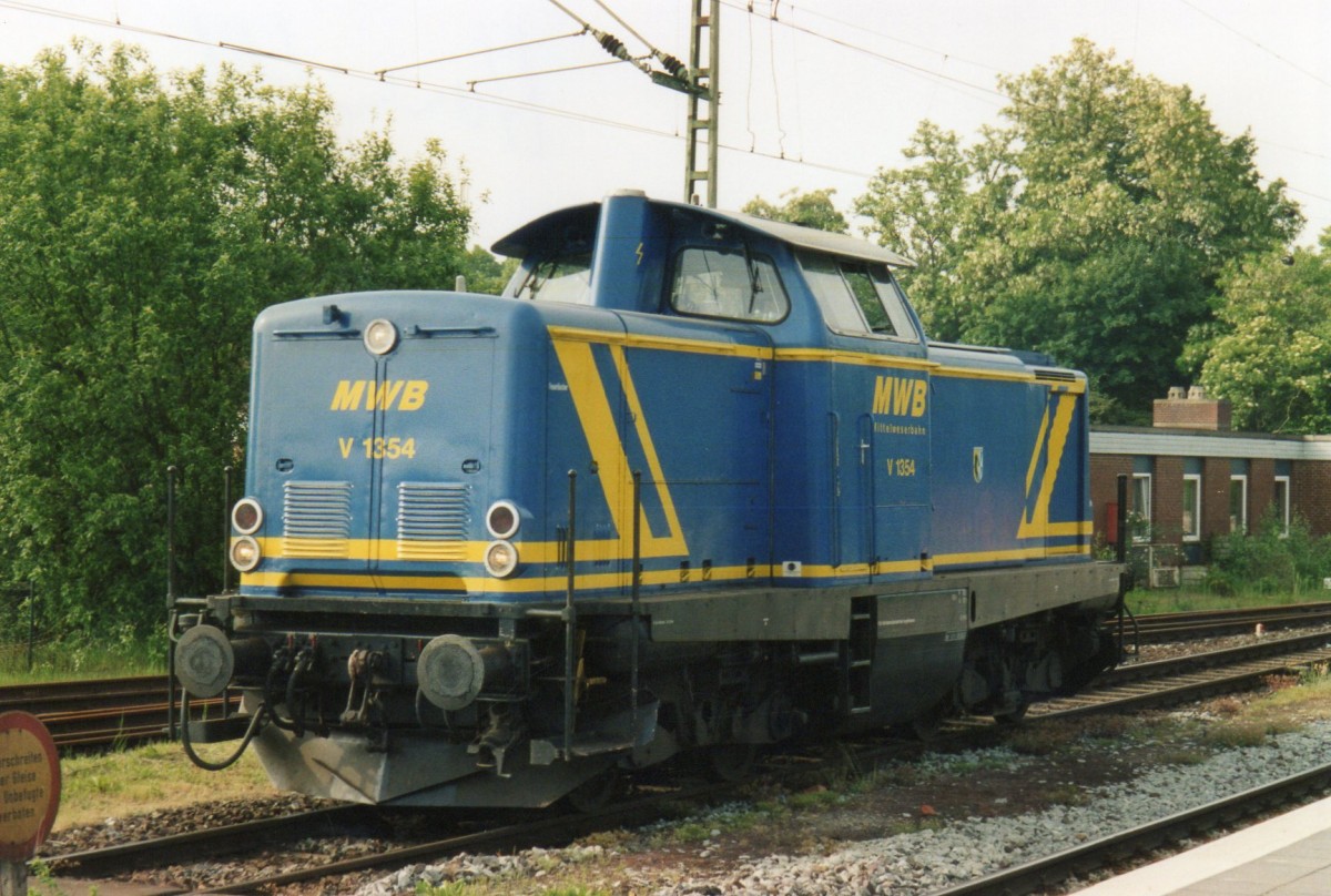 Scanbild von MWB V 1354 in Hamm Pbf am 19 Mai 2004.