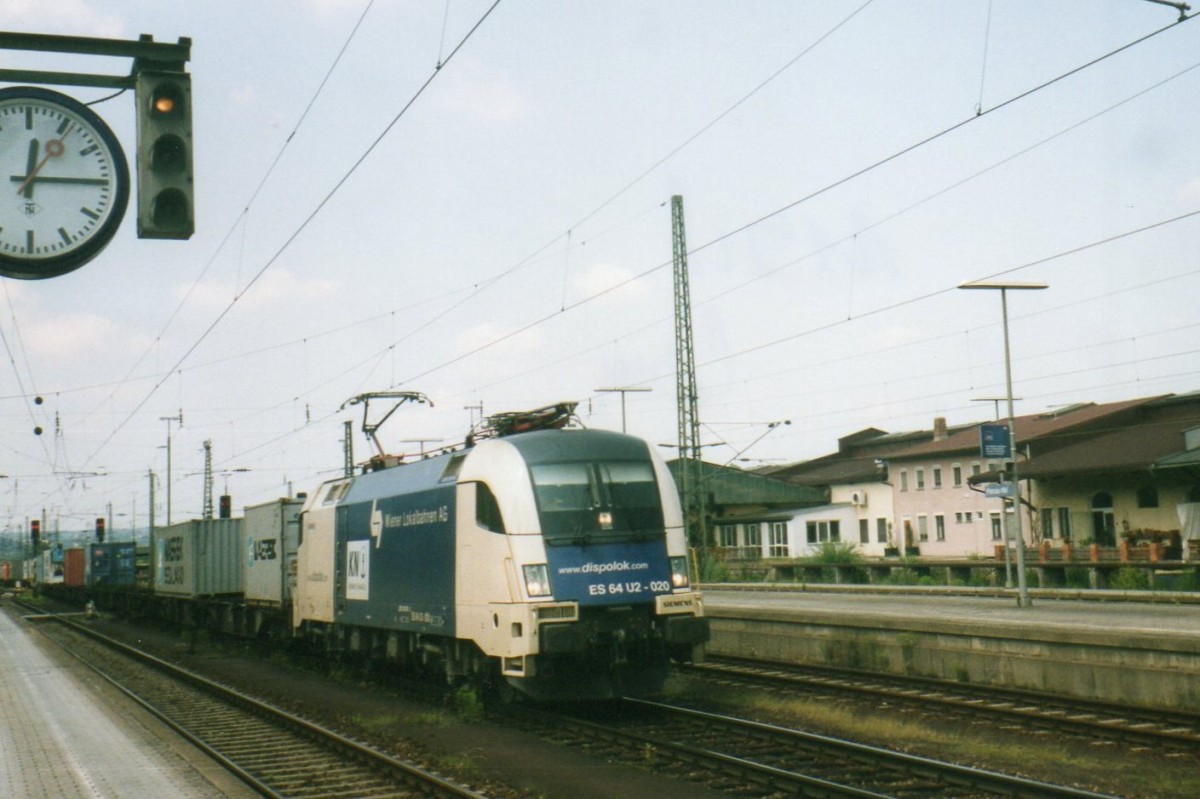 Scanbild von WLB U2-020 in Passau am 1 Juni 2003.