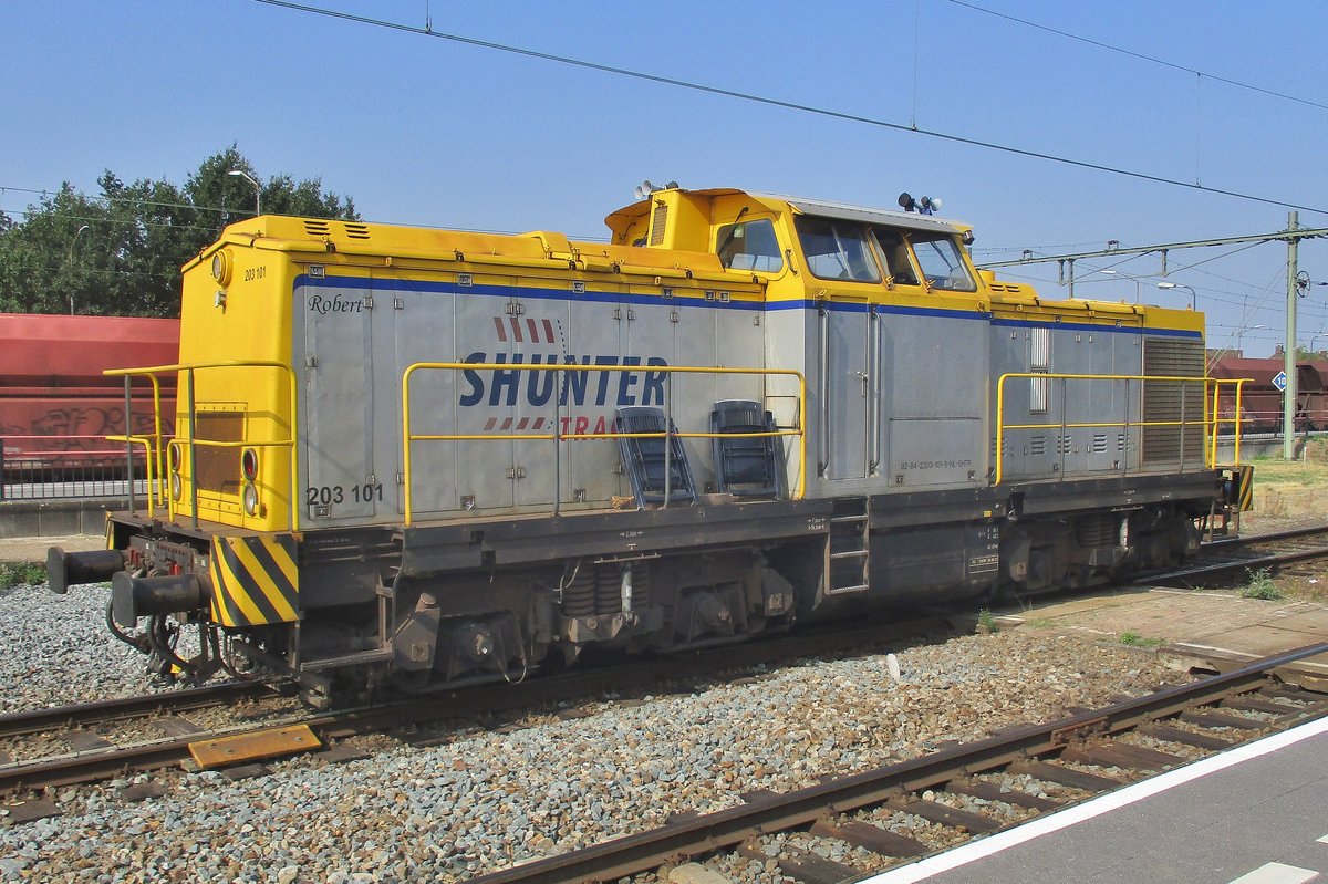 Shunter 203-1-1 steht am 22 Augustus 2018 in Blerick.