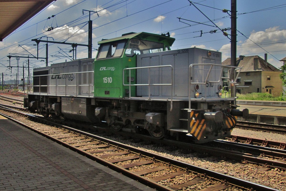 Vossloh 1510 steht am 8 Juni 2016 in Bettembourg.