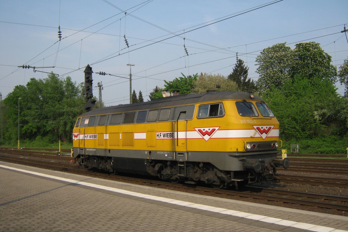Wiebe 216 032 steht am 28 April 2011 in Minden (Westfalen).