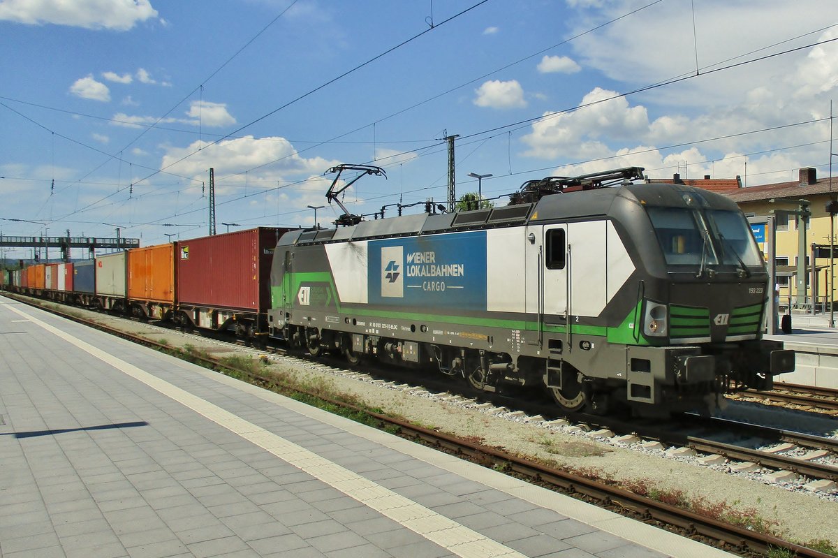 WLB 193 223 durchfahrt am 10 Mai 2018 Passau.