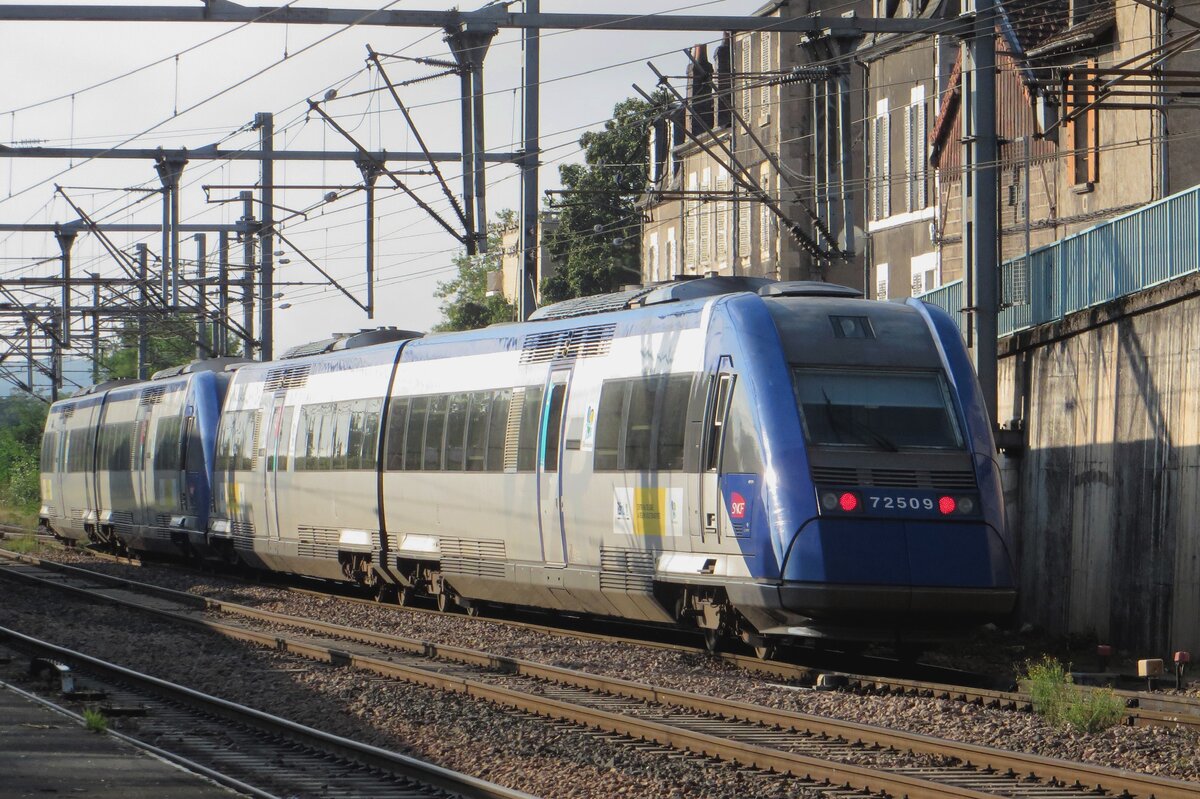 X-72509 verlässt Nevers am 18 September 2021.