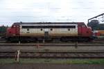 railcare/699768/railcare-my-1134-steht-am-grauen RailCare MY 1134 steht am grauen 24 September 2014 in Padborg.
