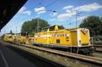 Wiebe 3 steht mit Gleisbauzug in Osnabrck Obf am 6 Juni 2013.