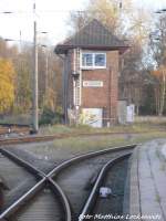 mecklenburg-vorpommern/471565/blick-auf-das-wismarer-stellwerk-am Blick auf das Wismarer Stellwerk am 8.11.15