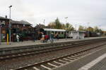89 995 der VBV verlsst den Bahnhof Oebisfelde in Richtung Rtzlingen am 6.11.21