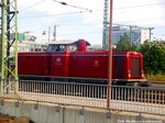 BR 211/506441/v100-1200-auf-rangierfahrt-im-dresdener V100 1200 auf Rangierfahrt im Dresdener Hauptbahnhof am 2.7.16