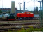 105 021 der Dllnitzbahn  Wilder Robert  (DBG) abgestellt am ICE Werk in Leipzig am 6.9.16