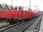 714 101 mit dem Rettungszug abgestellt im Bahnhof Fulda am 31.3.16