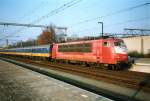 br-103-ex-e03/418091/db-103-180-steht-am-4 DB 103 180 steht am 4 November 1998 in Venlo.