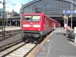 112 176 steht als RB mit ziel Bad Oldesloe im Bahnhof Hamburg Hbf am 1.9.13